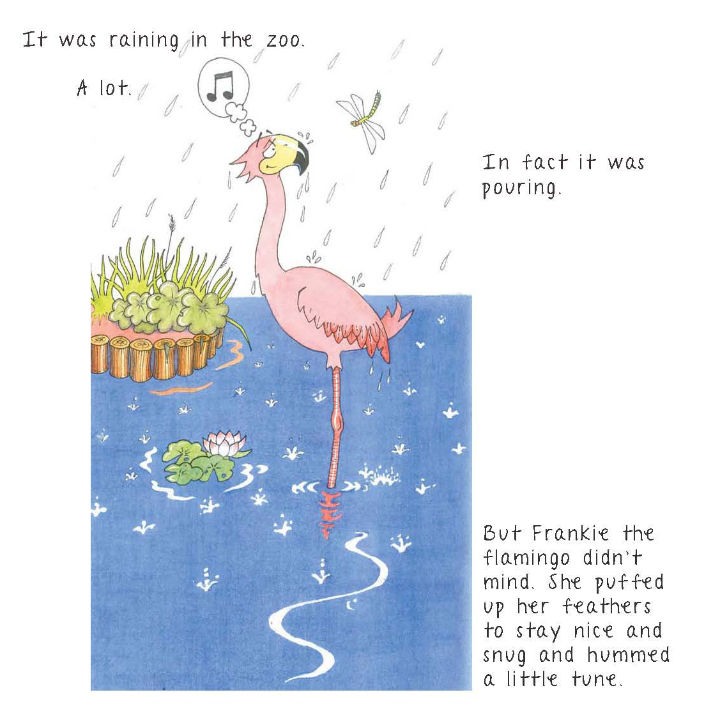 Sinking Flamingo 4 Tracing Green Dec2015